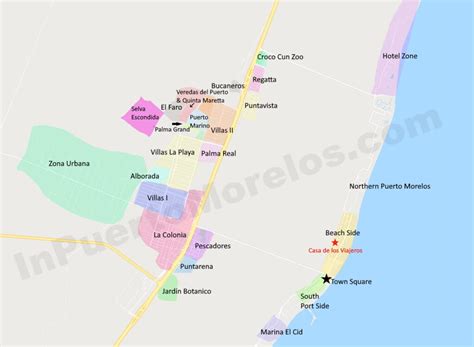 Puerto Morelos Neighbourhoods