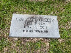 Eva Viloa Gurley Memorial Find A Grave