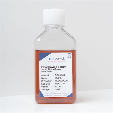 Fetal Bovine Serum (FBS) South Africa - S1300 | Biowest | Your best ...