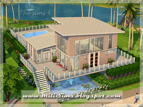 .: Casa moderna-2 The Sims 4