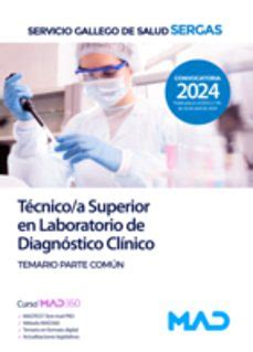 T Cnico A Superior En Laboratorio De Diagn Stico Cl Nico Temario Parte