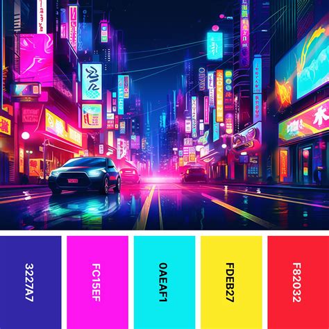 30 Neon Color Palettes For Vibrant Designs Color Meanings