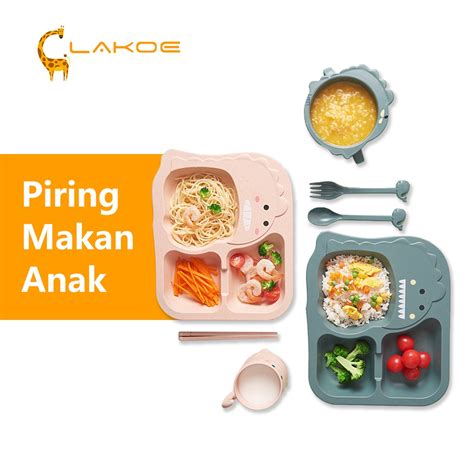 Jual Lakoeofficialmall Peralatan Makan Anak Bayi Piring Makan Anak Set