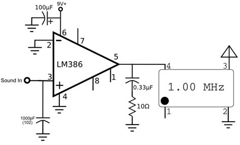 Crystal Oscillator Fm Transmitter Circuit