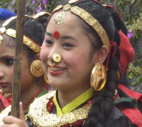 Nepal Gallery: A Nepali Wearing Traditional Dress of Nepal.