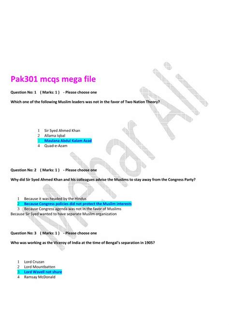 Pdf Pak Solved Mcqs Mega File Ningapi Ning Pak Solved