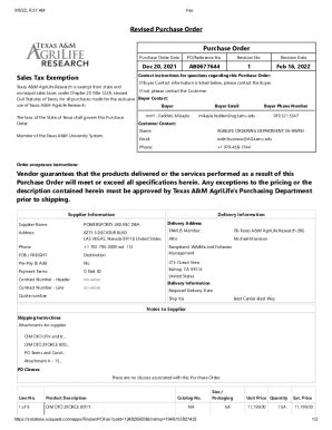 Fillable Online Agrilifeas Tamu Red Cross Store Purchase Order Form Fax