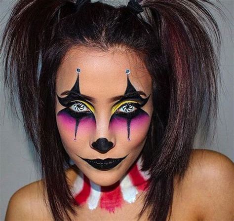 15+ Easy Clown Halloween Makeup Ideas & Looks 2018 - Idea Halloween