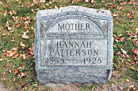 Hannah Goddard Patterson 1858 1928 Find A Grave Gedenkplek