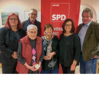 Ehrungen langjähriger Mitglieder SPD Kissing