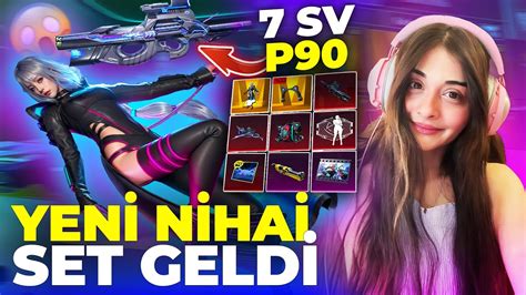 Yenİ Nİhaİ Set Ve P90 Desenİ Geldİ 😱 Pubg Mobile Youtube