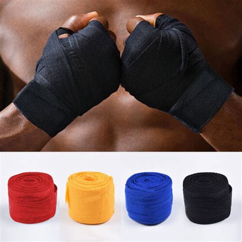 Cotton Boxing Bandage Wrist Wrap Combat Protect Boxing Sport Kickboxing