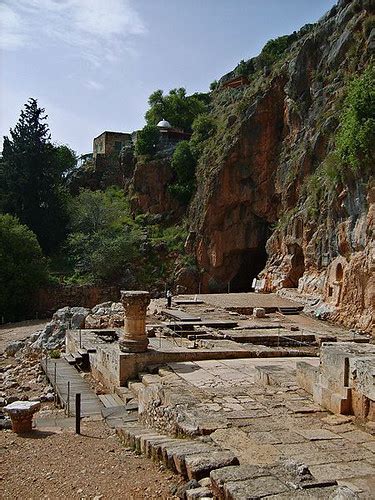 Caesarea Philippi Remnants Of The Temple Of Pan With Pan S Flickr