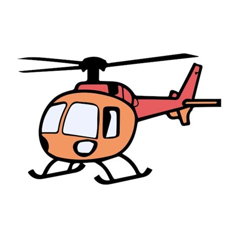 Premium Vector Helicopter Line Color Vector Design Icon