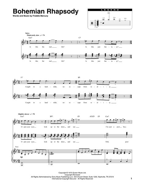 Bohemian Rhapsody By Queen Sheet Music For Transcribed Score At Sheet