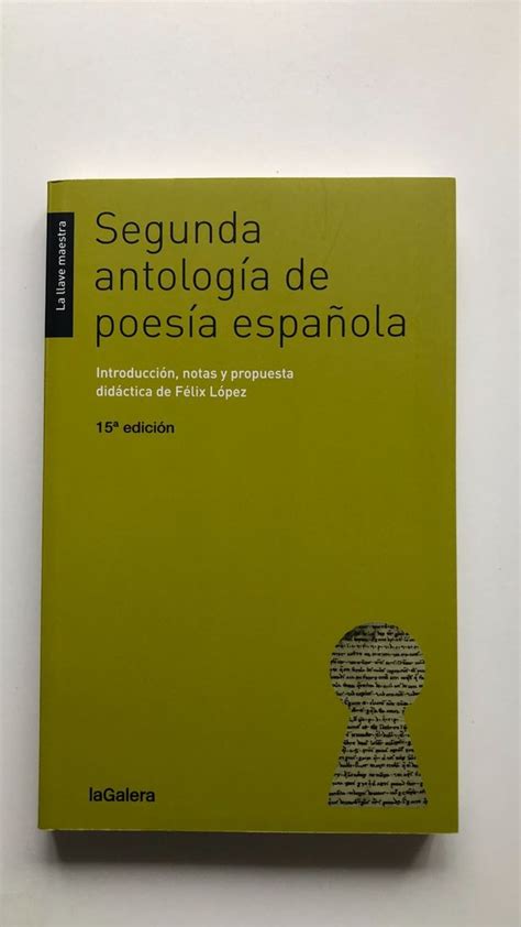 Segunda Antología De Poesía Española De Segunda Mano Por 75 Eur En Llinars Del Vallès En Wallapop