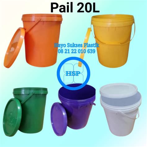 Jual Pail Ember Bucket Plastik Liter Kg Food Grade Putih