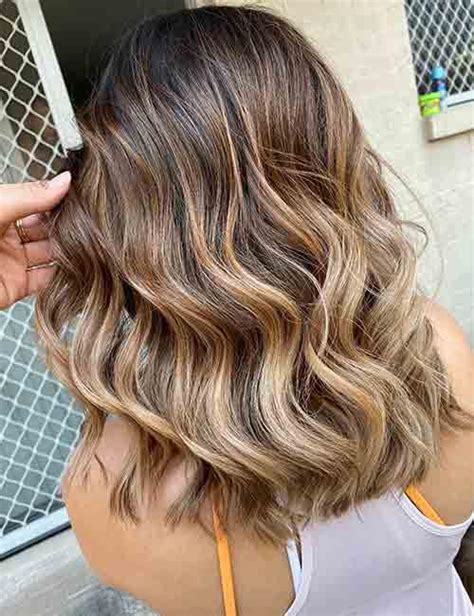 Lots Of Blonde Highlights In Dark Brown Hair