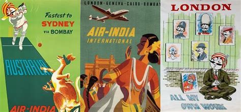 coolest air india vintage ads