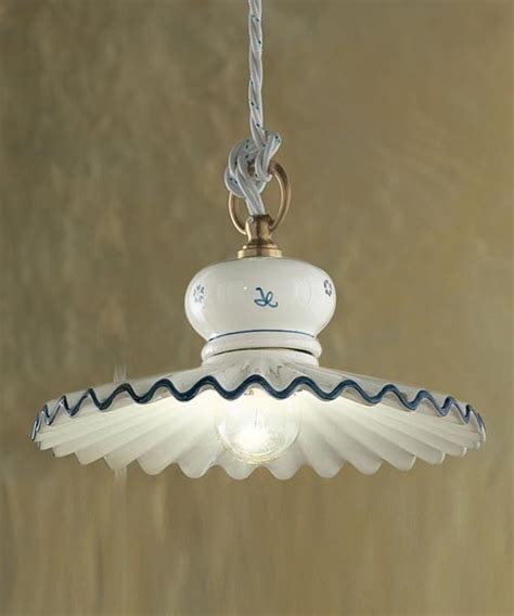 Ferroluce Roma C So Lampadario Rustico In Ceramica Luce