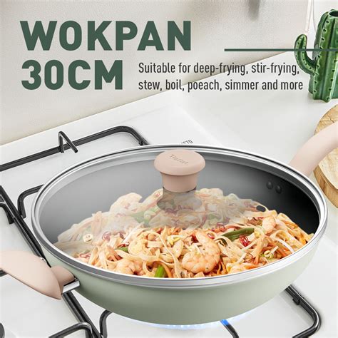 Tefal So Matcha Pcs Set Saucepan With Lid Cm Wokpan Cm Non