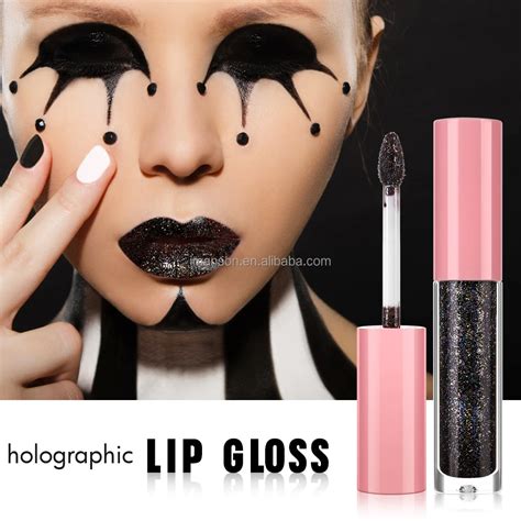 Wholesale Oem Diamond Lip Gloss Makeup High Shine Holographic Gloss Glitter Lipgloss Buy