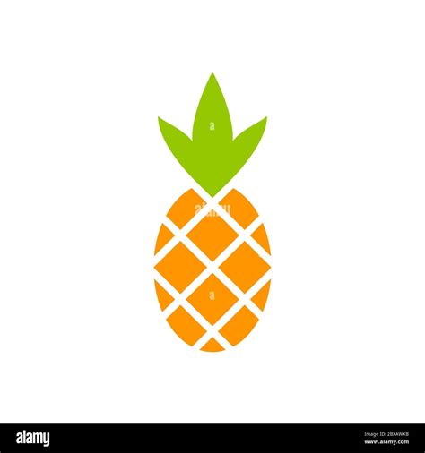 Pineapple Fruit Freshness Design Vector Illustration Stock Vector Image