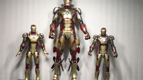 1 4 Scale Mark 42 Deluxe From Iron Man 3 By Hot Toys Youtube