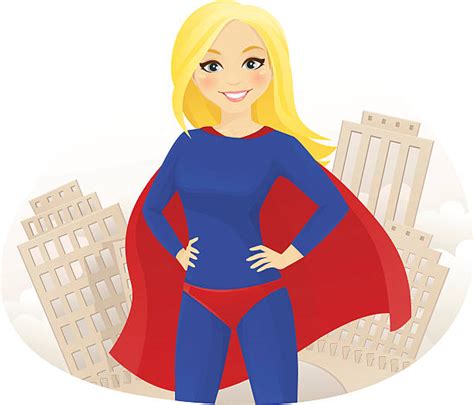 Superwoman Clip Art Vector Images And Illustrations Istock