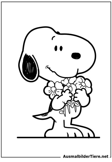 Ausmalbilder Snoopy 10 Stück Malvorlagen Kostenlos als PDF