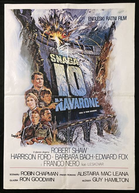 Original Movie Poster Force 10 From Navarone Guy Hamilton Ford Nero 1978