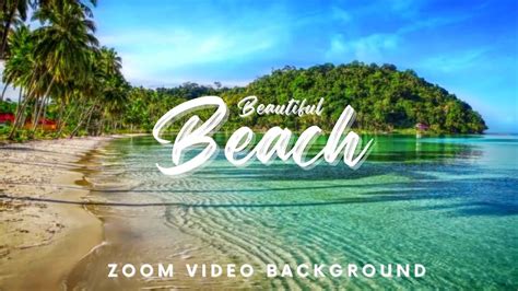 Beach Animated Virtual Background Zoom Background Video Loop Vtuber ...