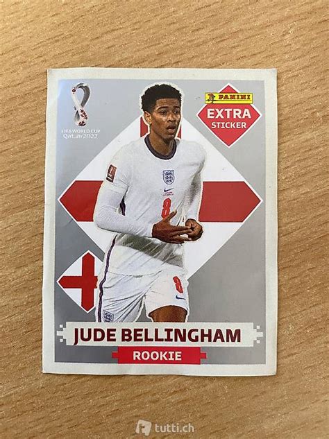 Jude Bellingham Extra Sticker Silver Panini WM 2022 Canton Zurich