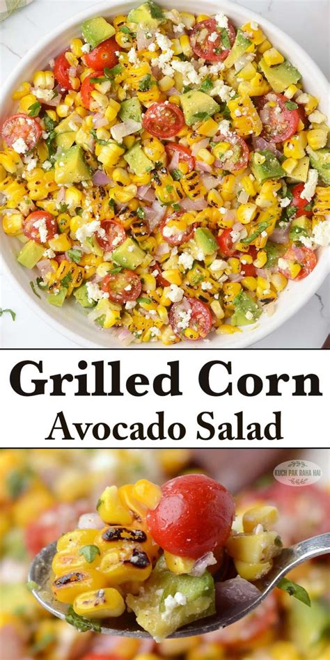 Grilled Corn Avocado Salad