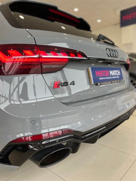 Close Up Of Exhaust Of Audi Rs Avant Head Up Display Stafford Audi