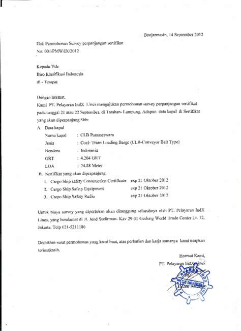 Contoh Surat Izin Survey 35 Koleksi Gambar