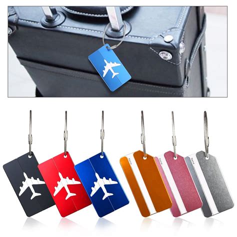 6 Pcs Étiquette Bagage ZoomSky Etiquettes Avion Accessoire Voyage En