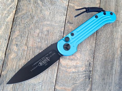 Microtech Ludt Tactical Automatic Knife 34 Turquoise 135 1tq