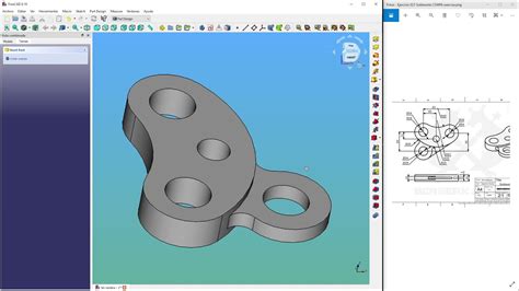 Freecad Para Principiantes Ejercicio Cswa Youtube