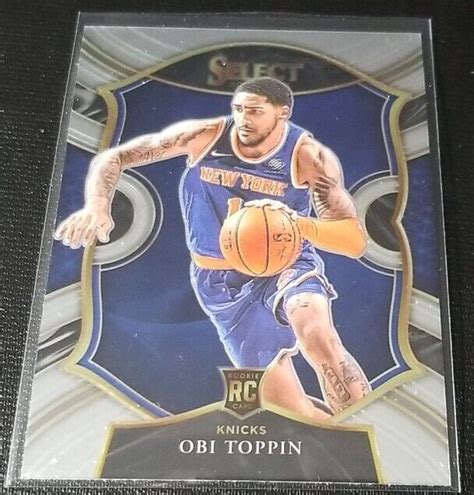 2020 21 Panini Select OBI TOPPIN Concourse Rookie Base 68 New York