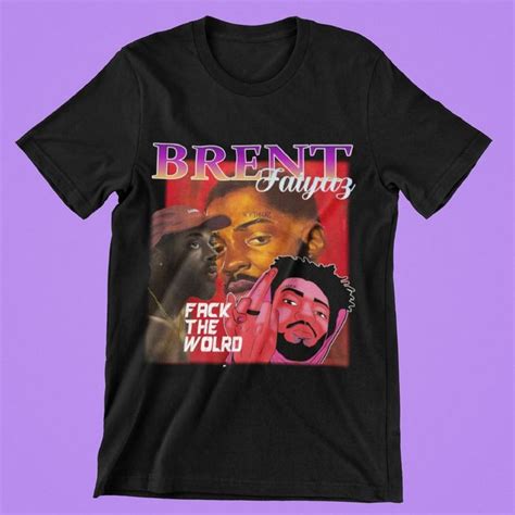 Brent Faiyaz Shirt Vintage 90s Hip Hop Rap Tour Unisex Etsy 90s Hip