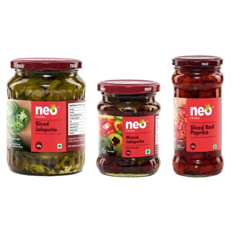 Buy Neo Foods Sliced Jalapenos G Mixed Hot Sweet Jalapenos G