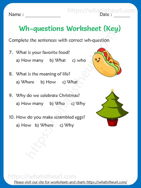 Wh Questions Worksheets For Intermediate Worksheet 1 Your Home Teacher