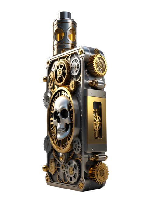 Ai Generiert Pflastern Sch Del Steampunk Stil Png Transparent