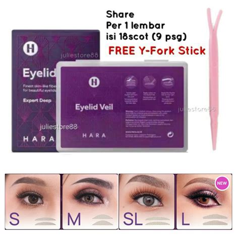 Jual Hara Eyelid Veil X Nanath Nadia Scot Mata Jaring Eyetape Lembar