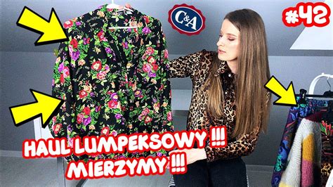 HAUL LUMPEKSOWY SUPER ZAKUPY Z SECOND HANDU PEREŁKI C A