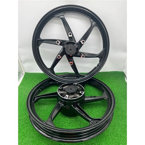 688 RS150 RSX SPORT RIM 6 BATANG 1 6X1 85X17 ENKEI LIGHT BLACK Shopee