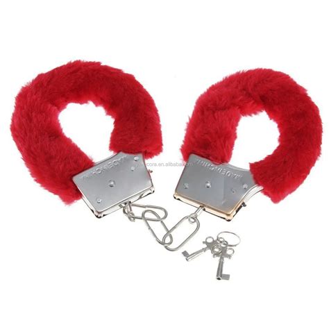 Handcuffs Up Furry Fuzzy Sex Slave Hand Ring Ankle Cuffs Restraint Bed