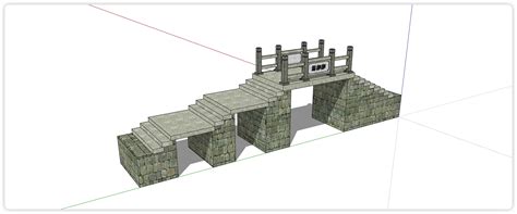 瞧瞧桥石质拱桥su模型桥梁土木在线
