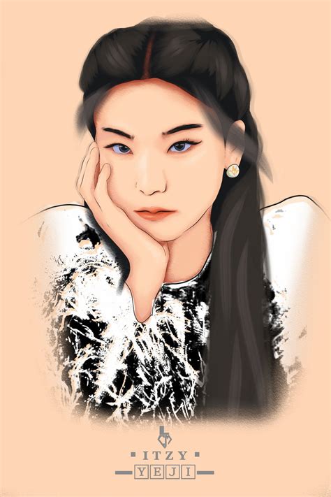 Fan Art For Itzy Yeji Itzy Disney Characters Fictional Characters